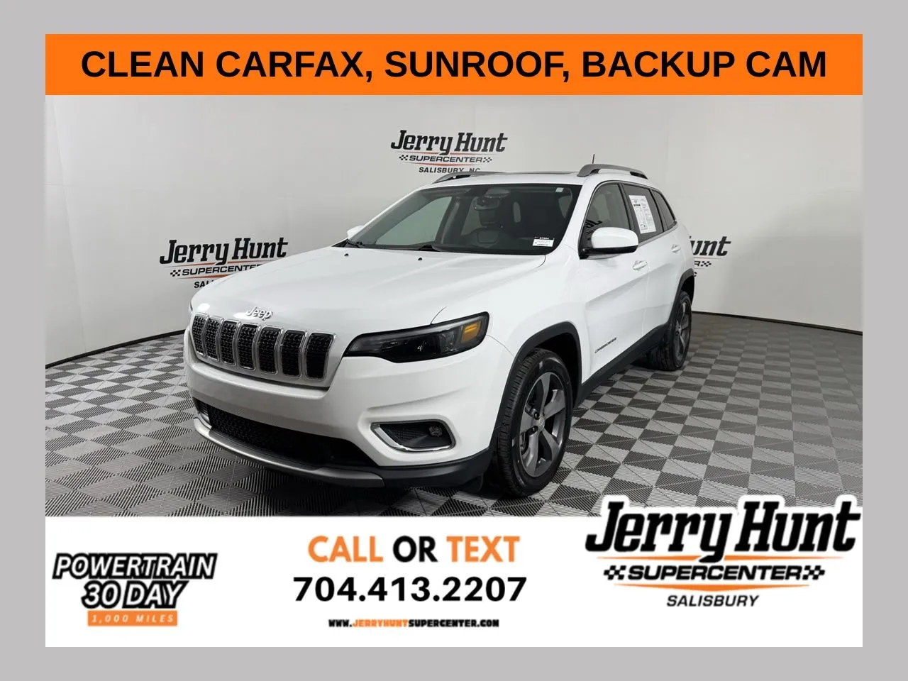 White 2019 Jeep Cherokee Limited for sale in Salisbury, NC