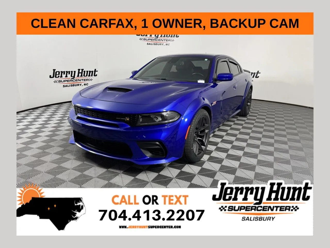 Blue 2022 Dodge Charger R/T Scat Pack Widebody for sale in Salisbury, NC