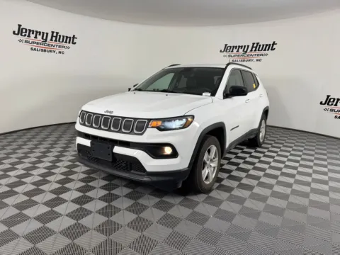 White 2022 Jeep Compass Latitude for sale in Salisbury, NC