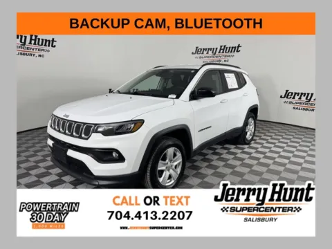 White 2022 Jeep Compass Latitude for sale in Salisbury, NC