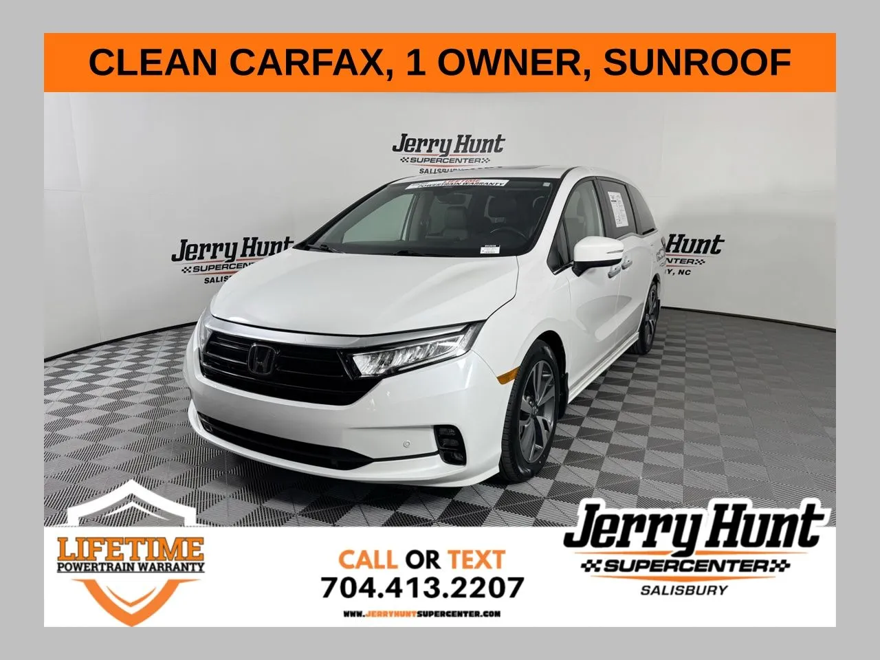 White 2023 Honda Odyssey Touring for sale in Salisbury, NC