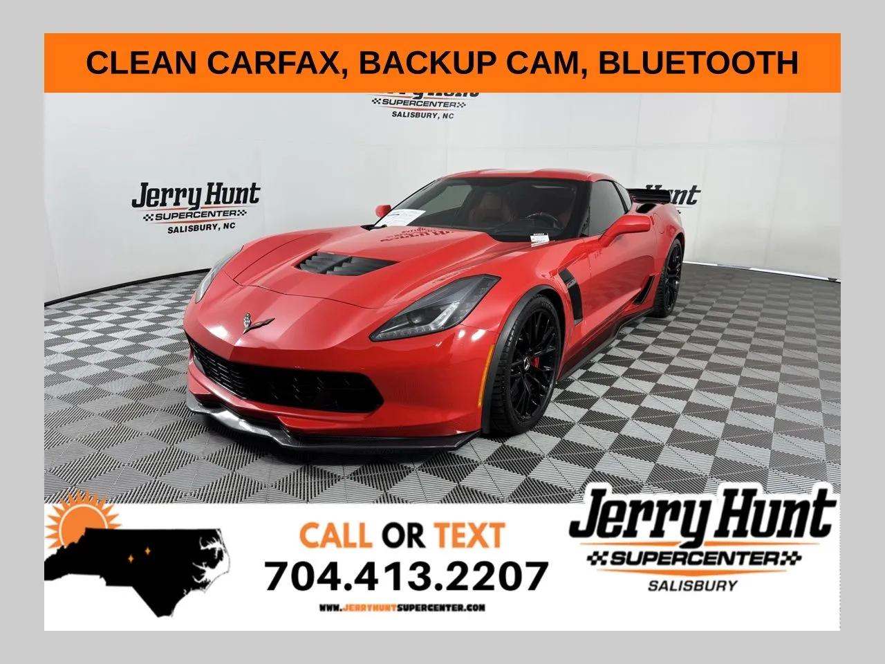 Red 2015 Chevrolet Corvette Z06 for sale in Salisbury, NC