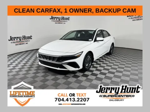 White 2024 Hyundai Elantra SEL for sale in Salisbury, NC
