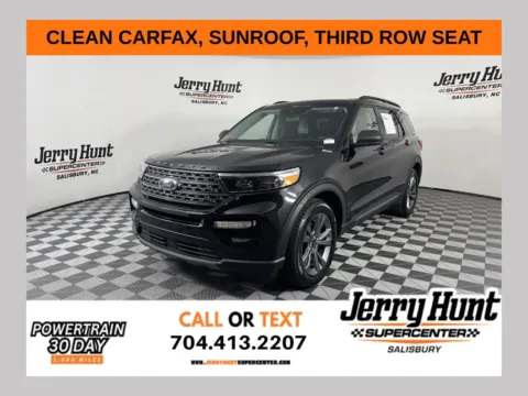 Black 2021 Ford Explorer XLT for sale in Salisbury, NC
