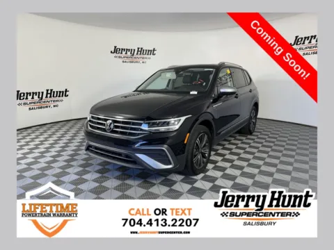 Black 2024 Volkswagen Tiguan 2.0T Wolfsburg Edition for sale in Salisbury, NC
