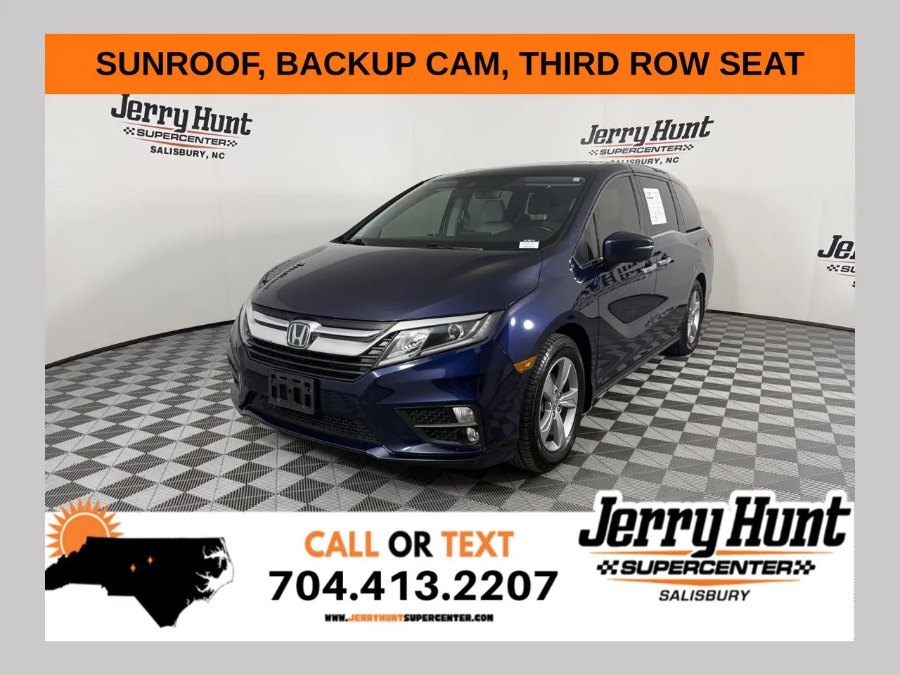 Black 2019 Honda Odyssey EX-L for sale in Salisbury, NC