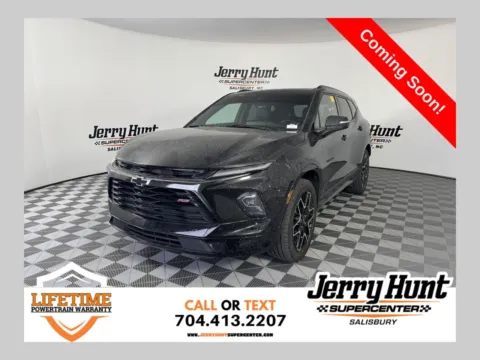 Black 2023 Chevrolet Blazer RS for sale in Salisbury, NC