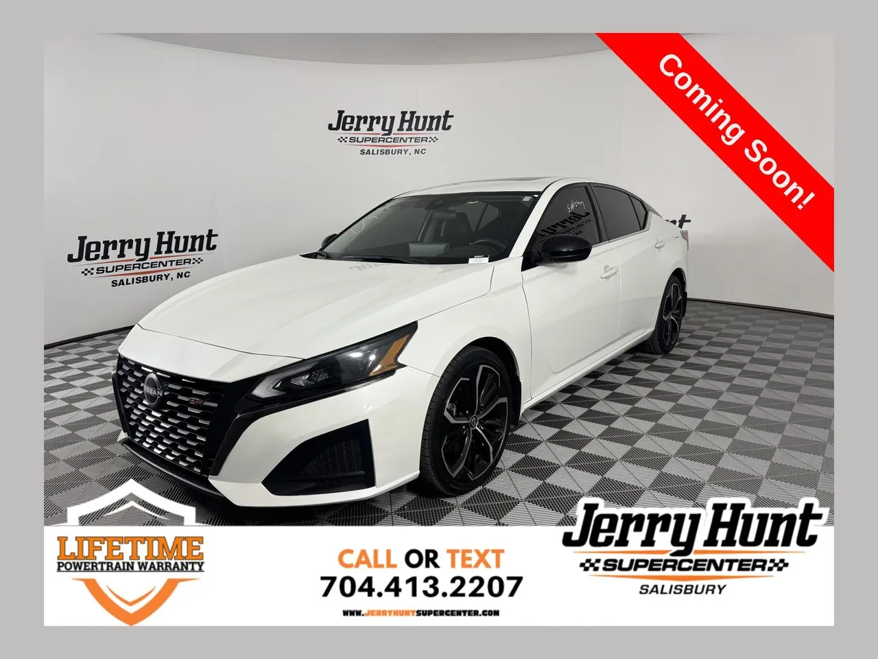 White 2023 Nissan Altima 2.5 SR for sale in Salisbury, NC