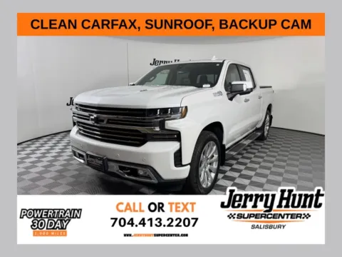White 2019 Chevrolet Silverado 1500 High Country for sale in Salisbury, NC