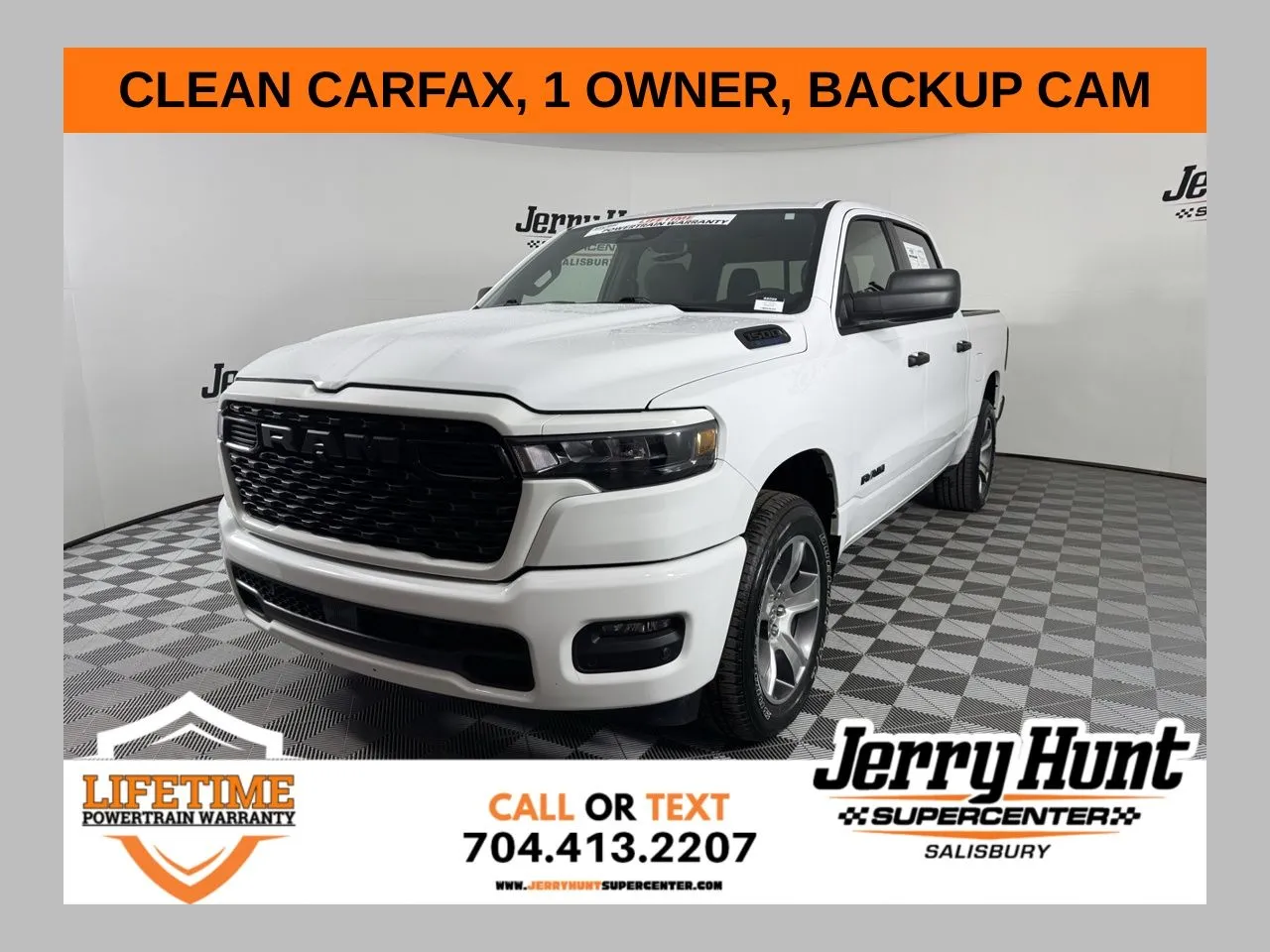 White 2025 Ram 1500 Tradesman for sale in Salisbury, NC