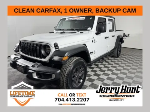 White 2025 Jeep Gladiator Sport S for sale in Salisbury, NC
