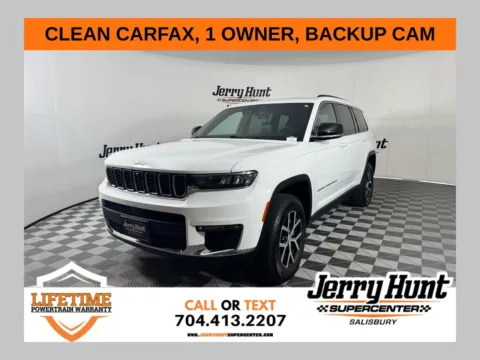 White 2024 Jeep Grand Cherokee L Limited for sale in Salisbury, NC