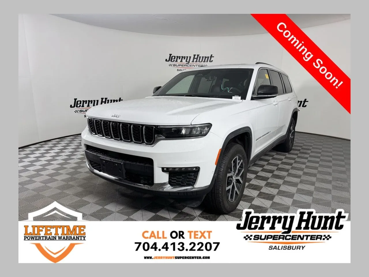 White 2024 Jeep Grand Cherokee L Limited for sale in Salisbury, NC