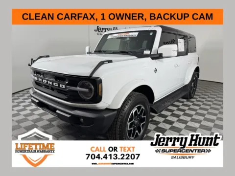 White 2025 Ford Bronco Outer Banks for sale in Salisbury, NC