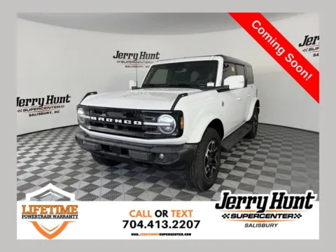 White 2025 Ford Bronco Outer Banks for sale in Salisbury, NC