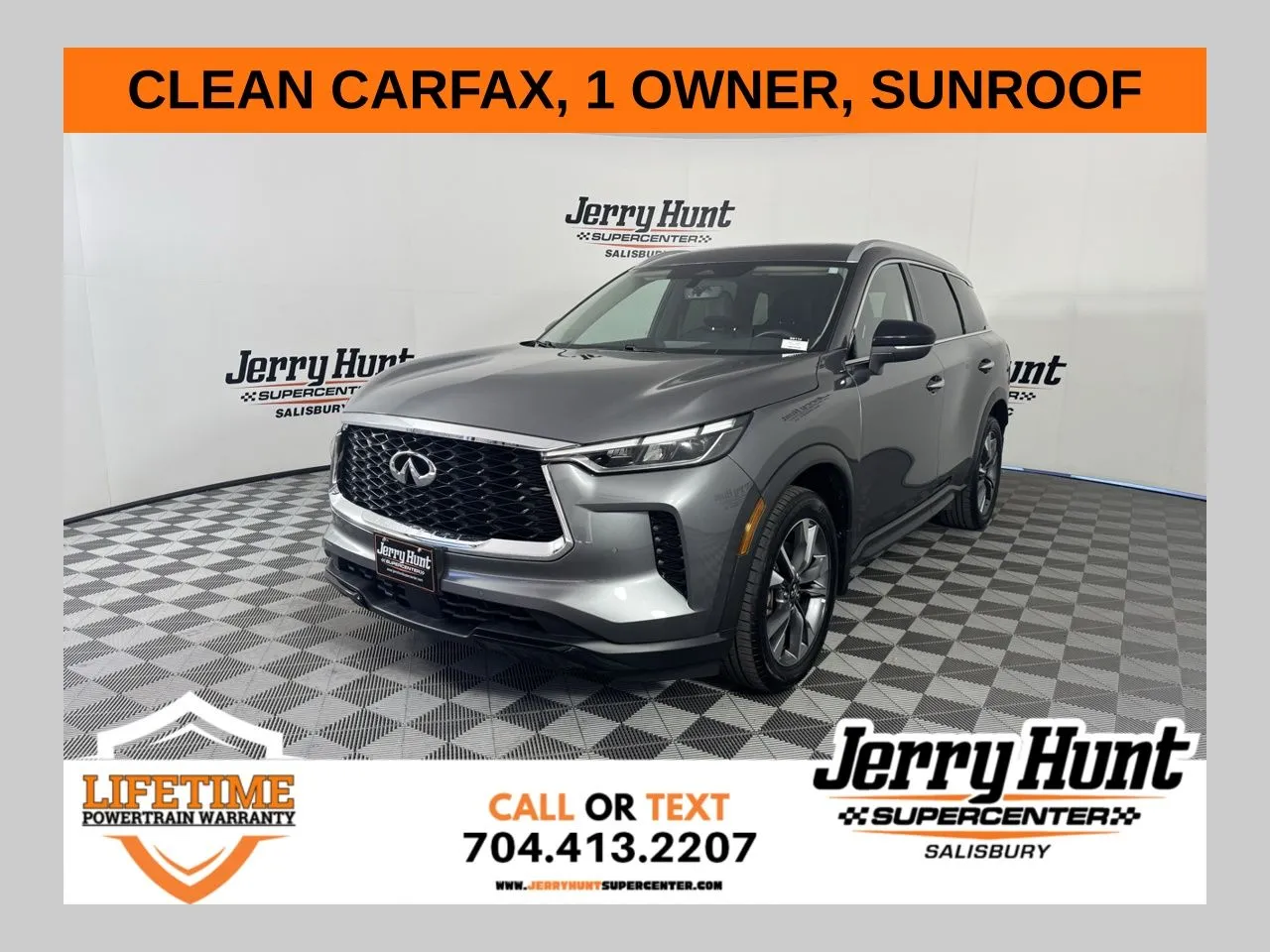 Gray 2023 INFINITI QX60 LUXE for sale in Salisbury, NC