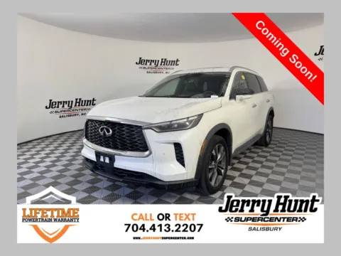 White 2023 INFINITI QX60 LUXE for sale in Salisbury, NC