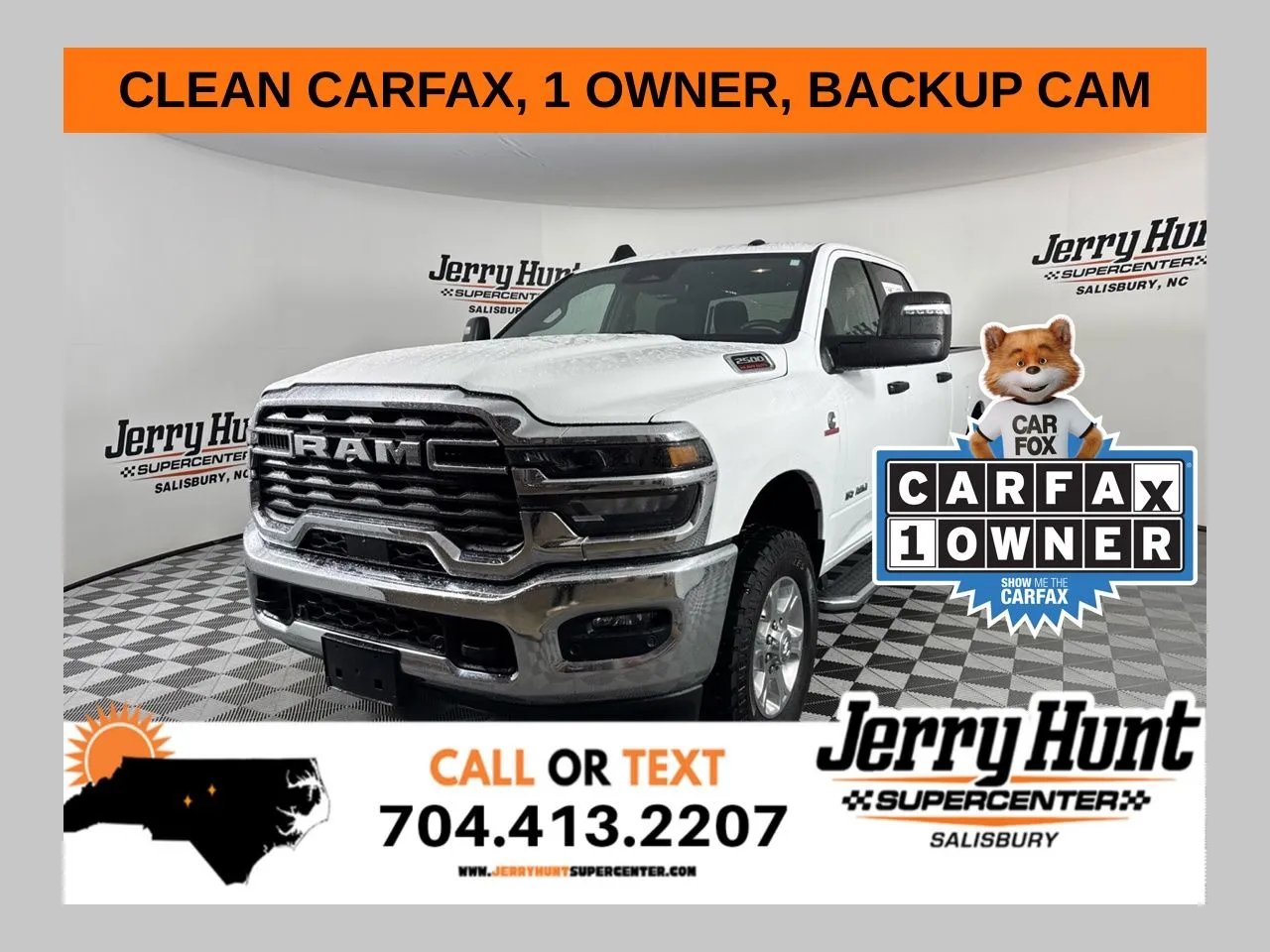 White 2025 Ram 2500 Big Horn for sale in Salisbury, NC