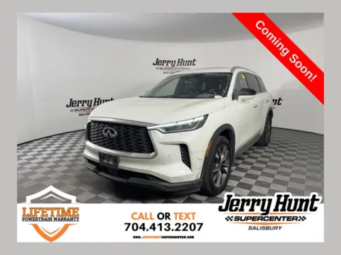 White 2023 INFINITI QX60 LUXE for sale in Salisbury, NC