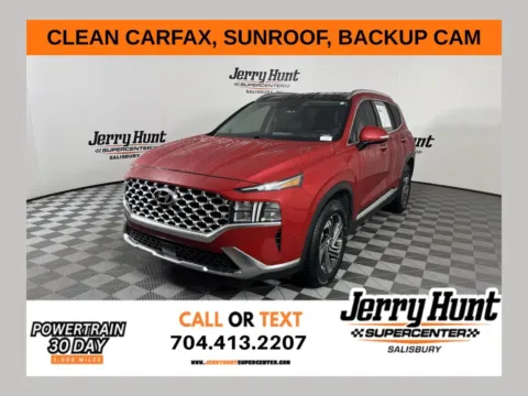 Red 2021 Hyundai Santa Fe SEL for sale in Salisbury, NC
