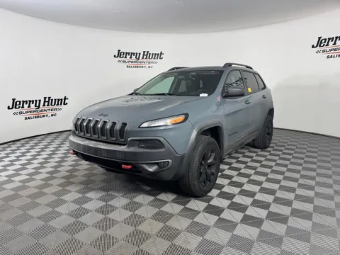 Gray 2015 Jeep Cherokee Trailhawk for sale in Salisbury, NC
