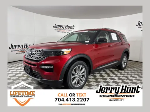 Red 2023 Ford Explorer Limited for sale in Salisbury, NC