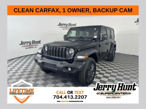 Black 2024 Jeep Wrangler Sport S for sale in Salisbury, NC