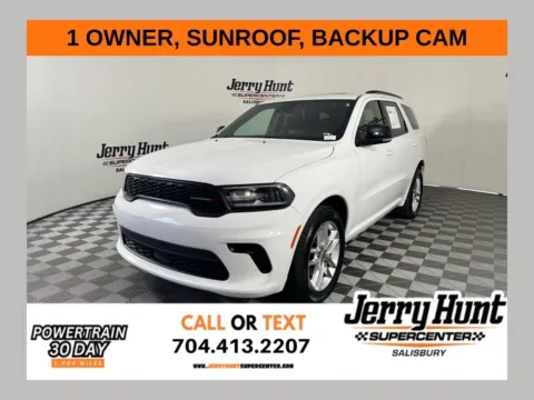 White 2024 Dodge Durango GT Plus for sale in Salisbury, NC