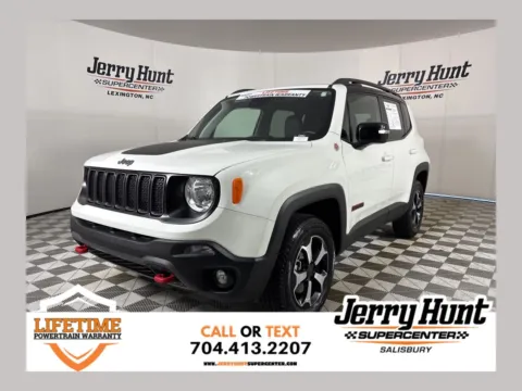 White 2022 Jeep Renegade Trailhawk for sale in Salisbury, NC
