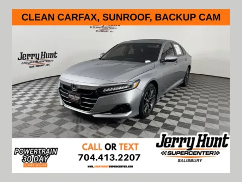 Silver 2021 Honda Accord EX-L for sale in Salisbury, NC