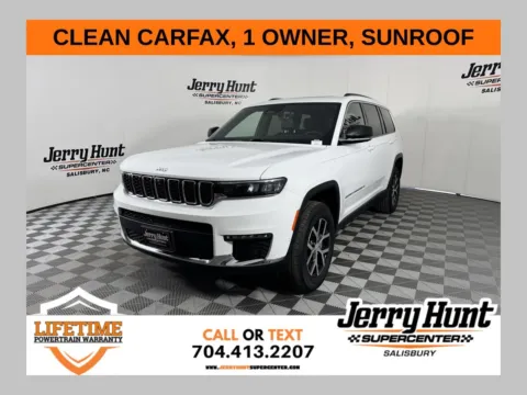 White 2024 Jeep Grand Cherokee L Limited for sale in Salisbury, NC