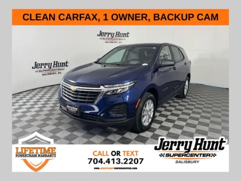 Blue 2022 Chevrolet Equinox LS for sale in Salisbury, NC