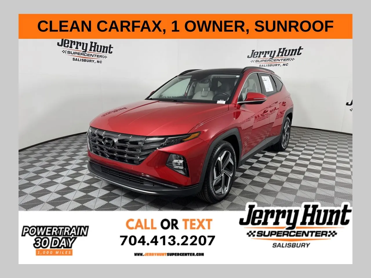 Red 2023 Hyundai Tucson Limited for sale in Salisbury, NC