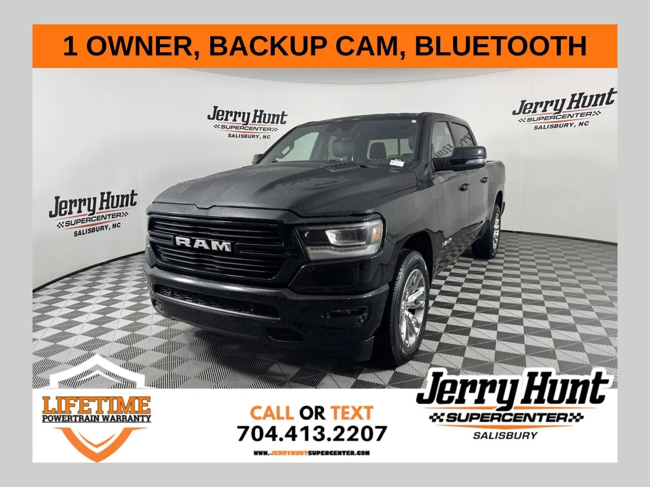 Black 2023 Ram 1500 Laramie for sale in Salisbury, NC