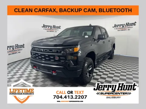 Black 2022 Chevrolet Silverado 1500 Custom Trail Boss for sale in Salisbury, NC