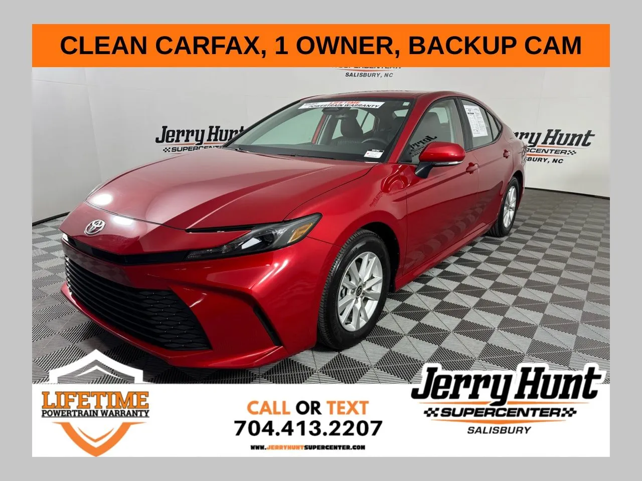 Used 2025 Toyota Camry LE for sale in Salisbury, NC at Jerry Hunt