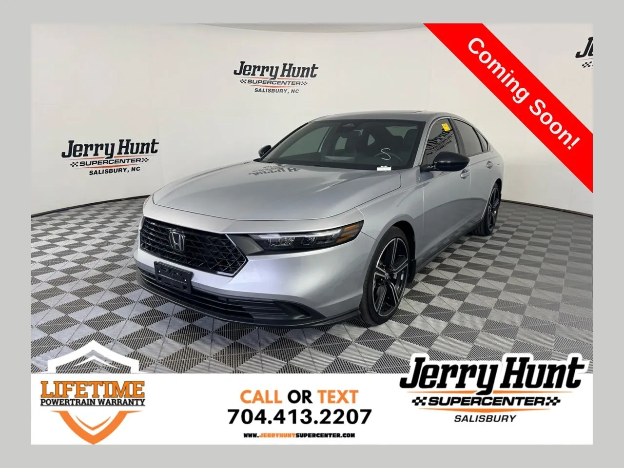 Silver 2025 Honda Accord Hybrid Sport for sale in Salisbury, NC