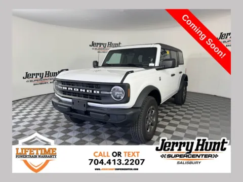 White 2025 Ford Bronco Big Bend for sale in Salisbury, NC
