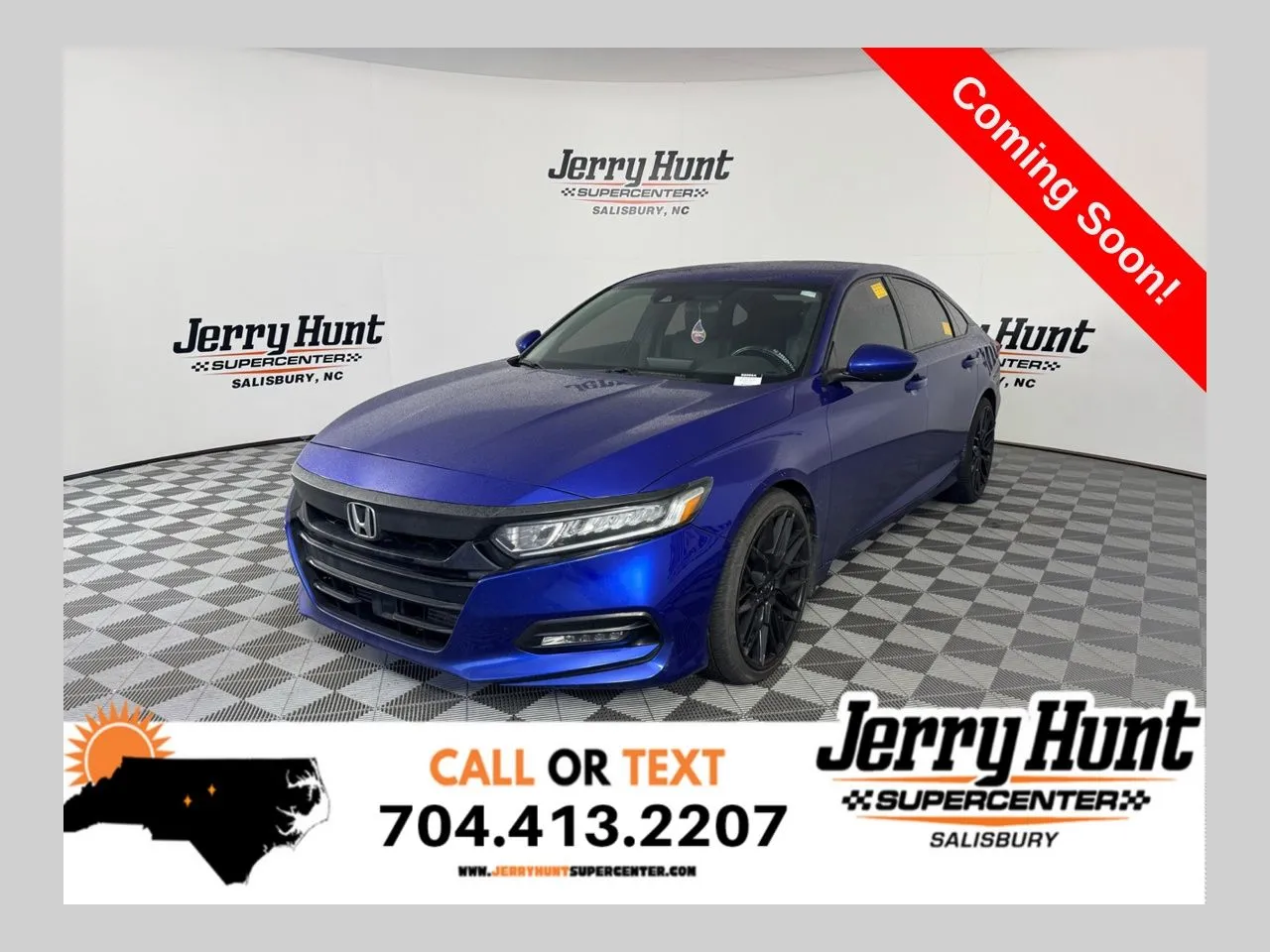 Blue 2018 Honda Accord Sport for sale in Salisbury, NC