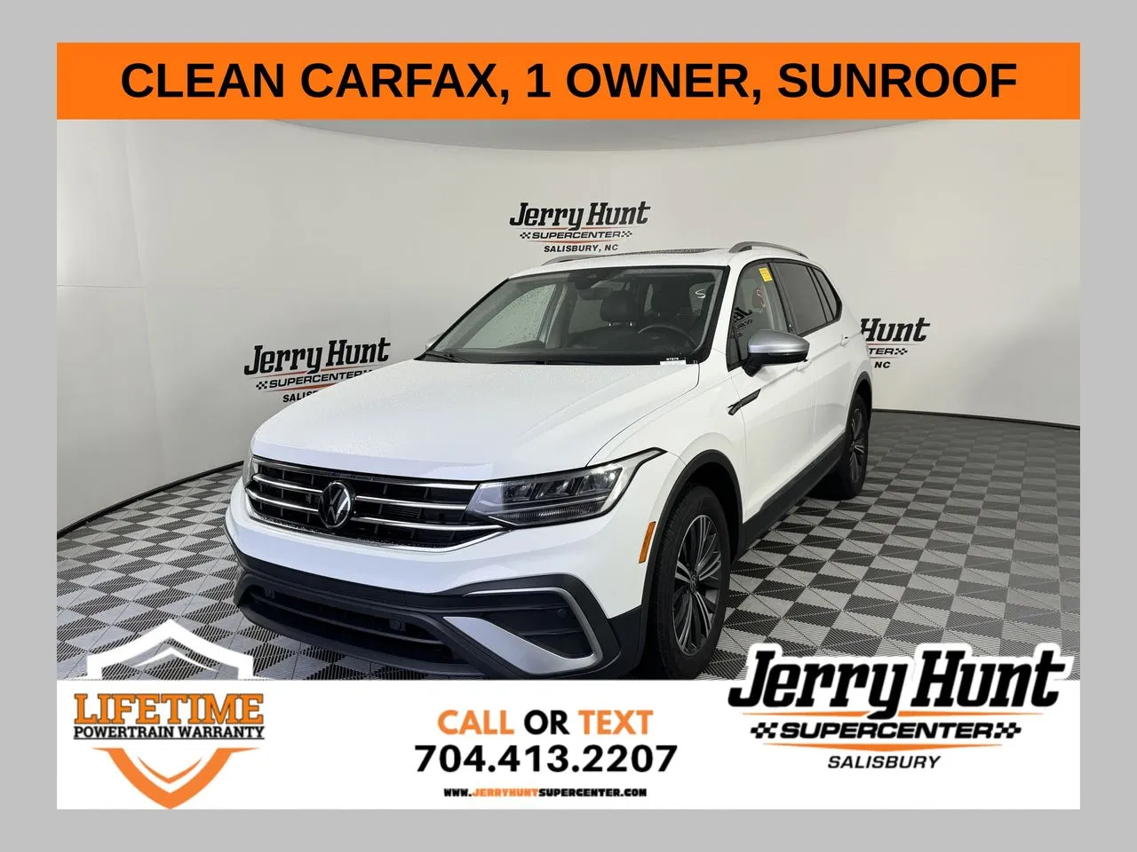 White 2024 Volkswagen Tiguan 2.0T Wolfsburg Edition for sale in Salisbury, NC