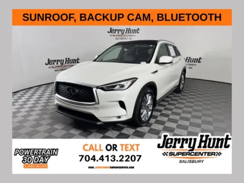 White 2020 INFINITI QX50 LUXE for sale in Salisbury, NC