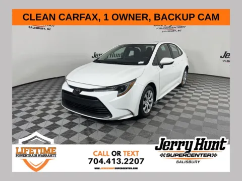 White 2025 Toyota Corolla LE for sale in Salisbury, NC