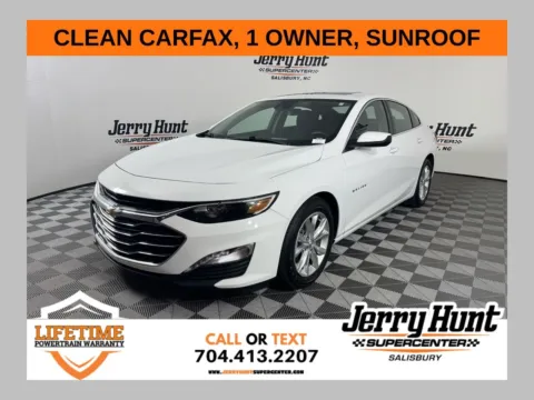 White 2024 Chevrolet Malibu LT for sale in Salisbury, NC