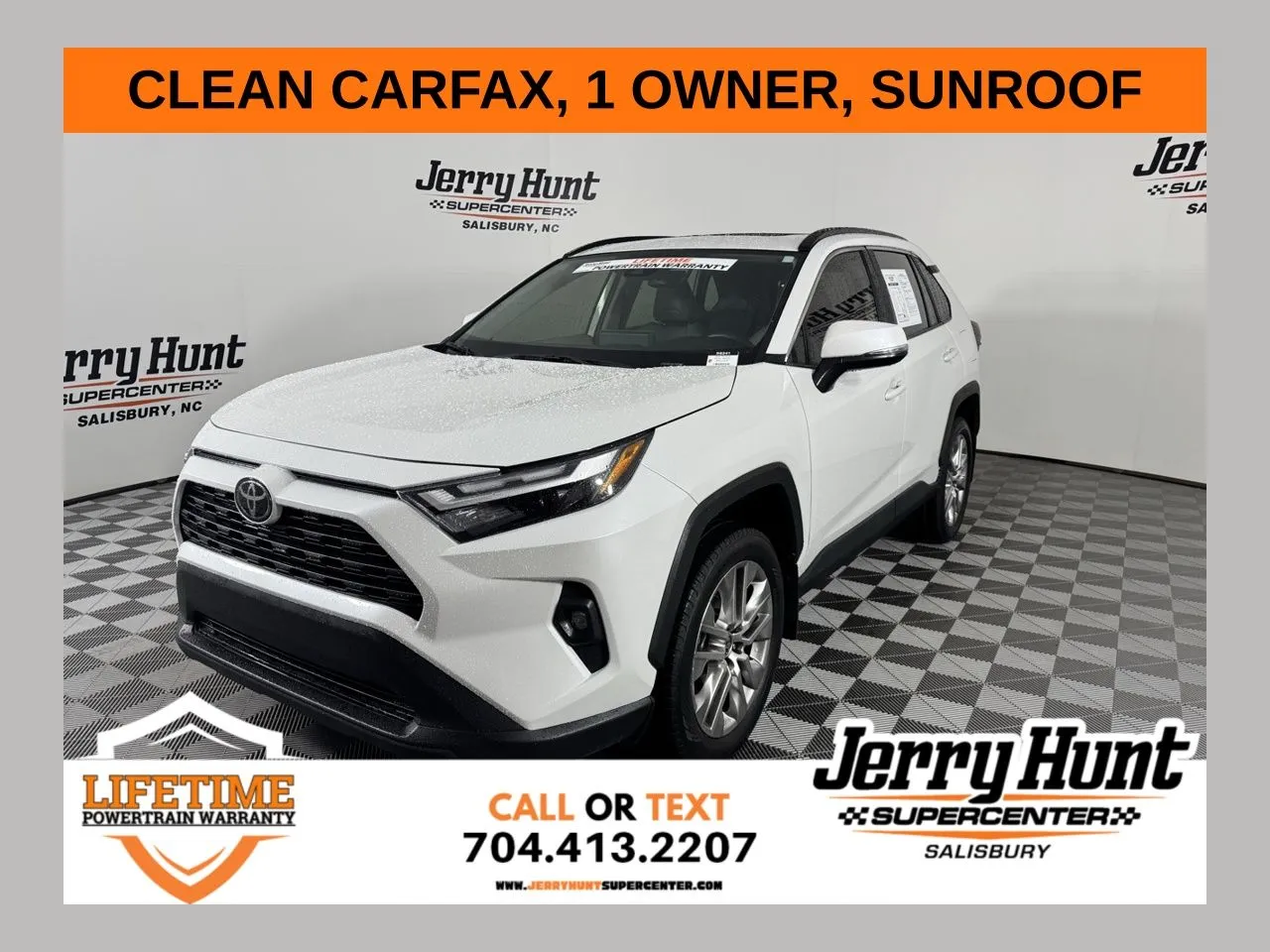 White 2024 Toyota RAV4 XLE Premium for sale in Salisbury, NC