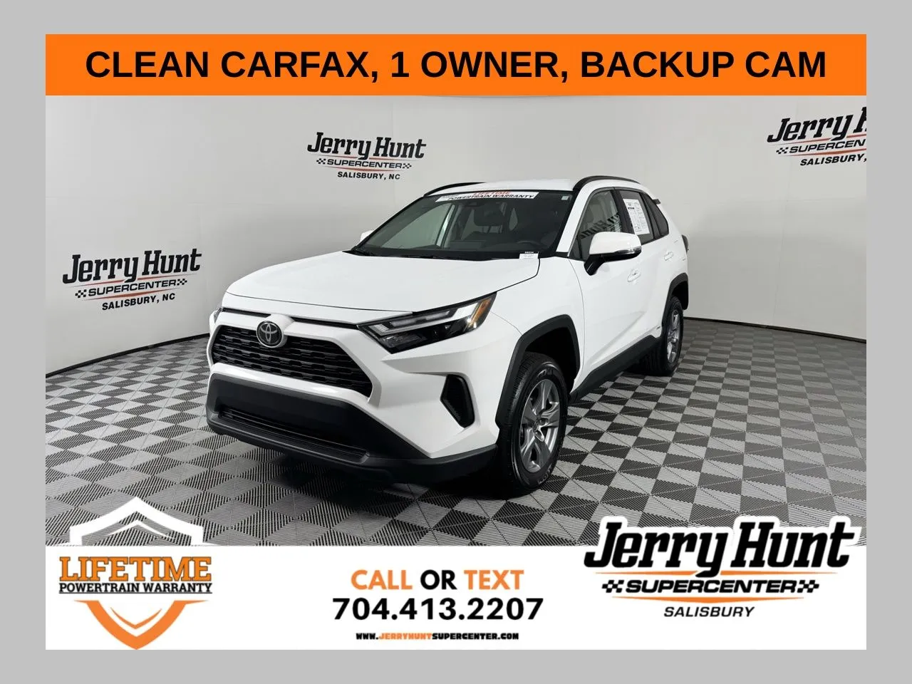 White 2025 Toyota RAV4 Hybrid XLE for sale in Salisbury, NC