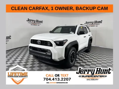 White 2025 Toyota 4Runner TRD Off-Road for sale in Salisbury, NC