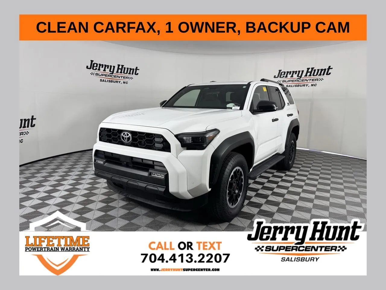 White 2025 Toyota 4Runner TRD Off-Road for sale in Salisbury, NC