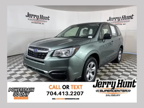 Green 2017 Subaru Forester 2.5i for sale in Salisbury, NC