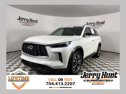 White 2023 INFINITI QX60 LUXE for sale in Salisbury, NC
