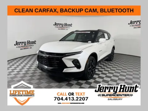 White 2024 Chevrolet Blazer RS for sale in Salisbury, NC
